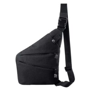 Torba saszetka Antykradzieżowa na ramię Czarna